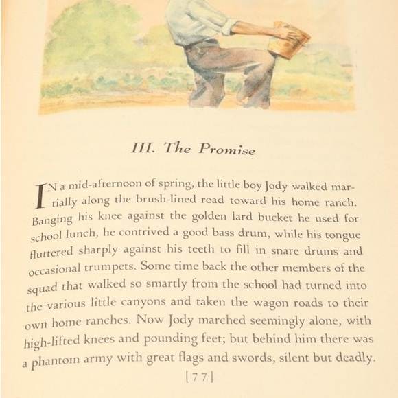First Illustrated 1945 Edition of The Red Pony by Steinbeck - Horse Art Book - Picture 10 of 11